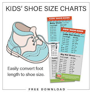 Easily Find Kids Shoe Sizes with this Super Simple Chart | Craigslist ...