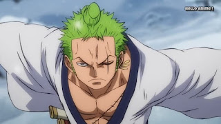 ワンピースアニメ 934話 ワノ国編 | ロロノア・ゾロ | ONE PIECE Roronoa Zoro