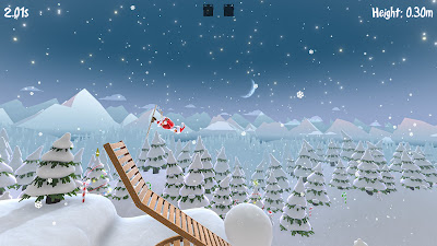 Santa's Slippery Slope game screenshot