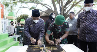 Bupati Wajo Apresiasi Bantuan dan Kepedulian Pangdam Hasanuddin Terhadap Situs Cagar Budaya Masjid Tua Tosora