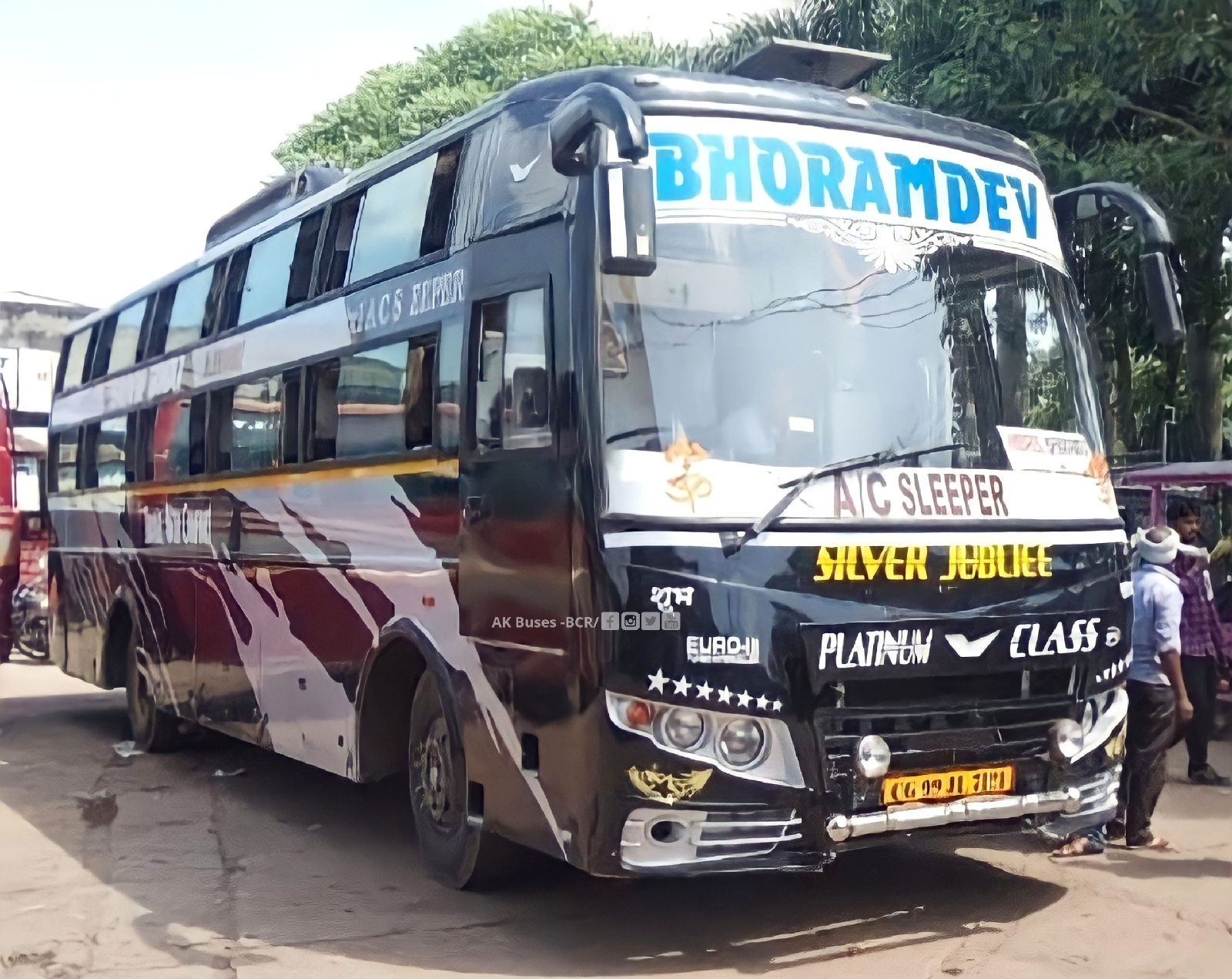 Bhoramdev travels luxury sleeper bus
