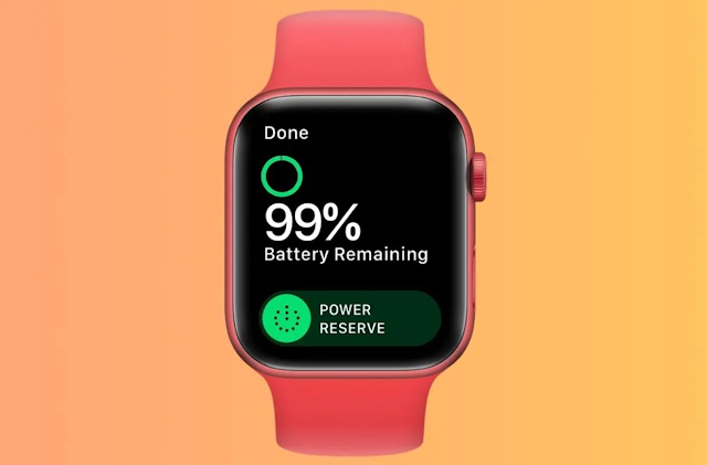 Apple Watch استخدم ميزة Power Reserve