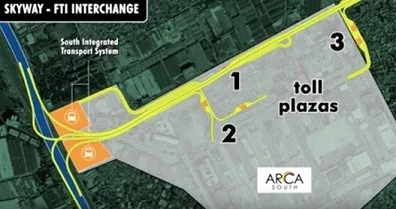 Skyway FTI Interchange Map