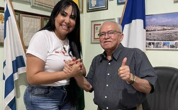Deputada Janad Valcari visita pastor Pedro Lima, ex-presidente da Convenção CIADSETA