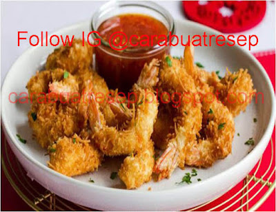 Foto Resep Masakan Prawns With Coconut Crumbs Crispy Sederhana Spesial Asli Enak