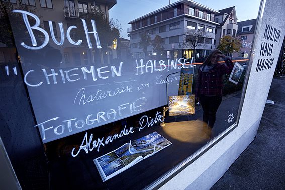 Lokale und Regionale Fotokarten Alexander Dietz mit Umschlag A5/C5 Fotograf Merlischachen Kulturhaus Maihof Küssnacht Bildband Chiemen-Halbinsel am Zugersee