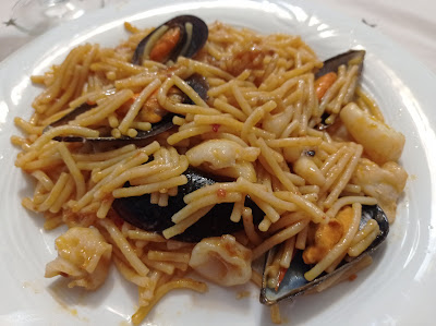 Fideos marineros sencillos