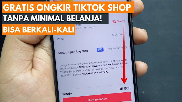 8 Cara Mendapatkan Gratis Ongkir Di TikTok Shop Terbaru 2022