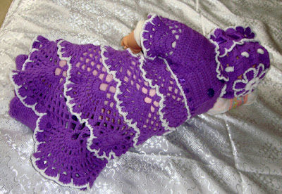 Crochet Patterns/ free/ crochet baby dress/ 4554