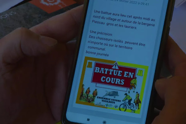 En Ardèche, à Saint-Paul-le-Jeune, il existe désormais une application qui réconcilie les chasseurs et les promeneurs