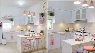 Gambar desain kitchen set minimalis