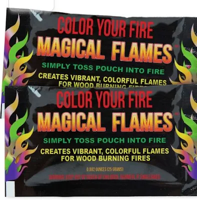 picture of magical color flames packets