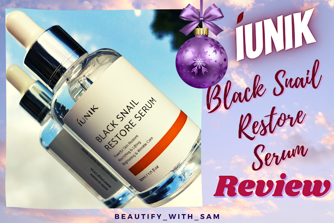 iUNIK Black Snail Restore Serum Review| best snail serum 