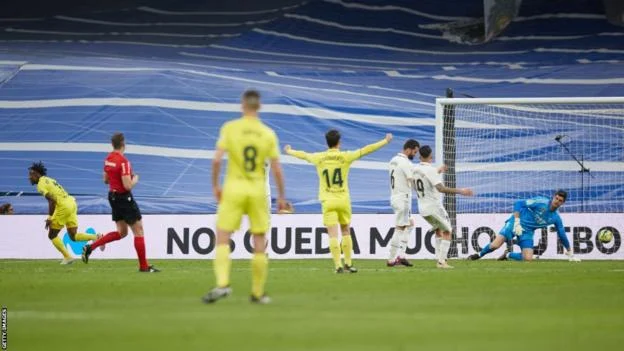 فياريال يهزم ريال مدريد بثلاثية مقابل هدفين في الدوري الاسباني