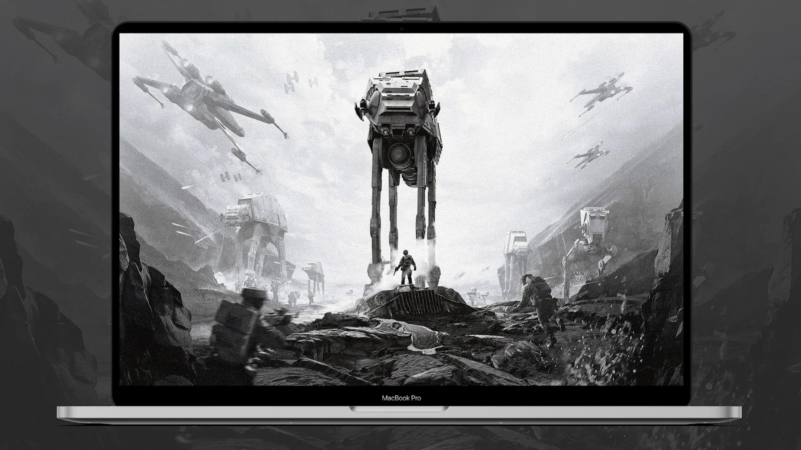 Star Wars Battlefront Black and White Wallpaper in 4K for PC