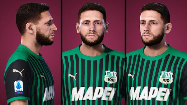 Domenico Berardi Face For eFootball PES 2021