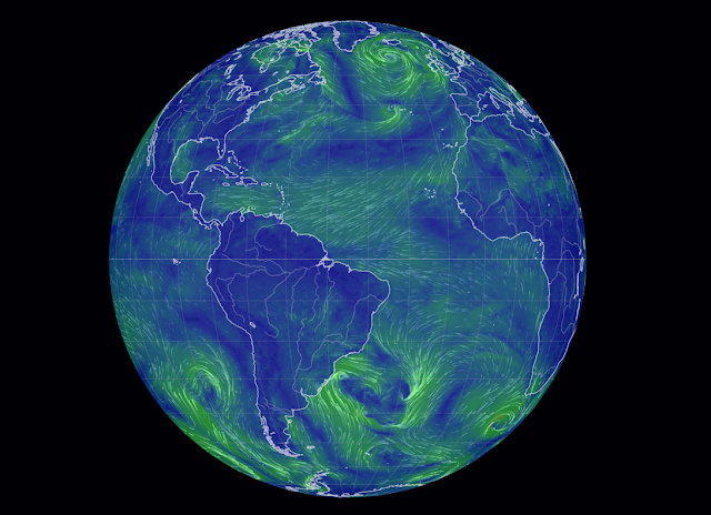 Site com visualização das condições climáticas globais