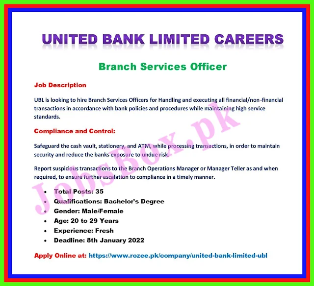 ubl-jobs-2021-branch-service-officer