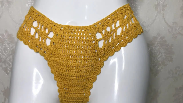 PASO A PASO GRATIS DE Bikini Tanga a Crochet