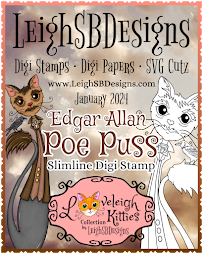 Edgar Allan POE Puss - Loveleigh Kitties Collection