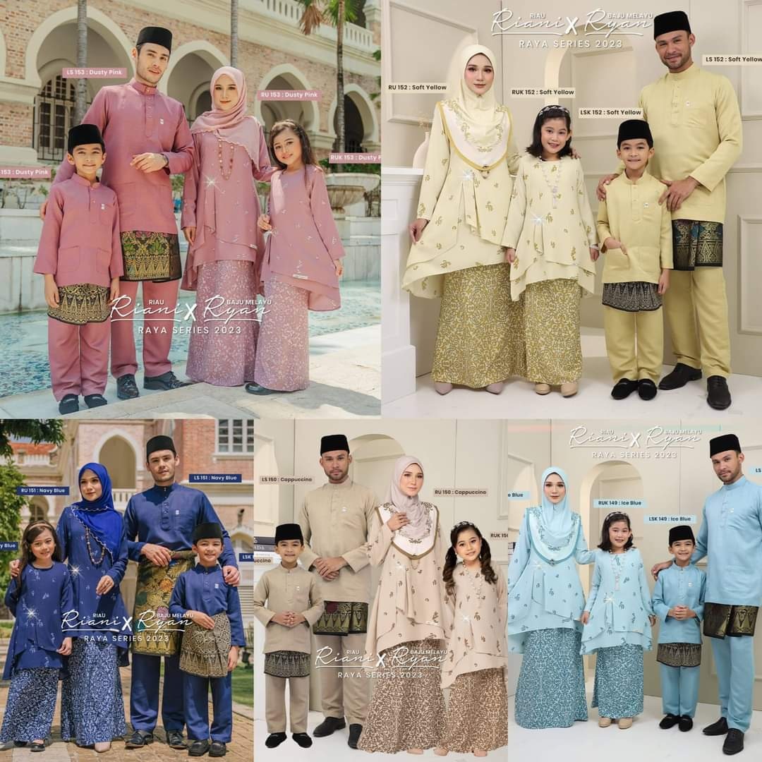 Apa tema raya tahun ni. Ada pelbagai pilihan baju raya semua menarik