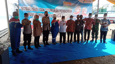 Sosialisasi Dan Syukuran Pemboran Sumur Migas Benuang 2 Dihadiri Drs Soemardjono Wakil Bupati PALI