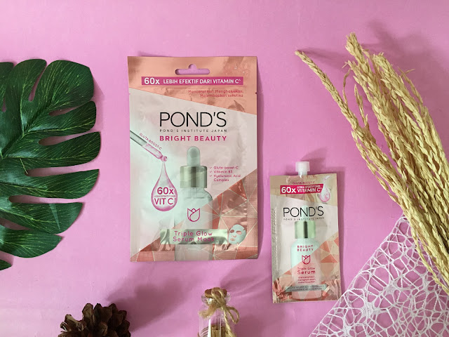 Pond's Bright Beauty Triple Glow Serum and Mask