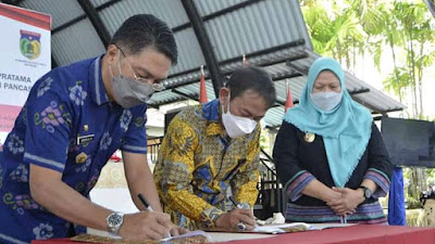 Buka Secara Resmi Bimtek Ideologi Pancasila Bagi ASN,Ini Penekanan Wawali Reny