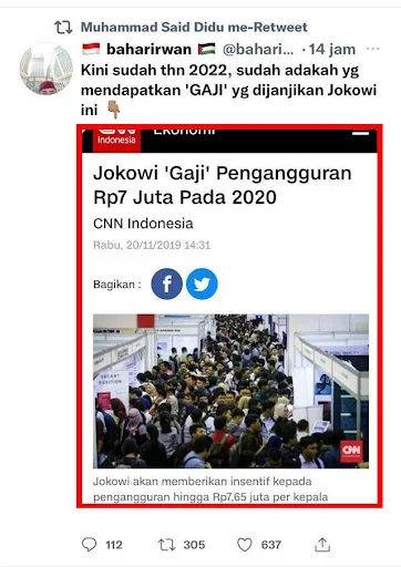  mungkin cuman mengingatkan janji kampanye Apa-Apa Kok Salah Pak Jokowi