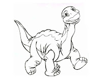 Dinosaur coloring page