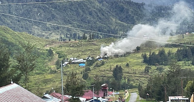  Kembali Beraksi, KKB Lakukan Penembakan dan Pembakaran di Puncak Papua