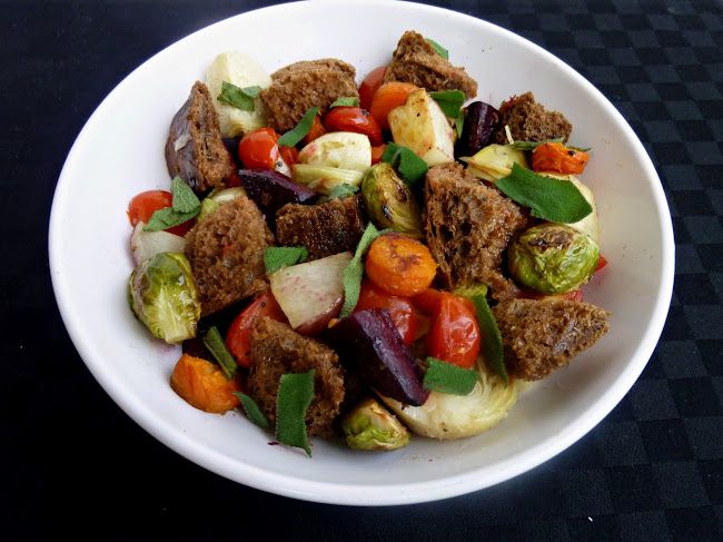 Roasted Winter Panzanella Recipe