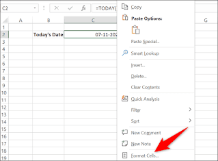 Free Excel Course How to Insert Today's Date in Microsoft Excel