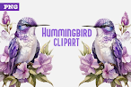 Hummingbird Flower Clipart