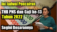 KABAR Gembira! PNS Bisa Cek, Ini Jadwal Pencairan THR & Gaji ke 13 di 2022, ALHAMDULILLAH Ada Kenaikan