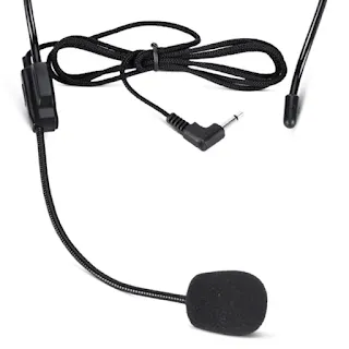 Dynamic Boom Microphone Combination Headset Lecture hown - store
