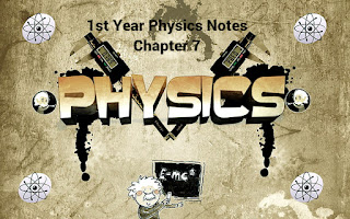 1st Year Physics Chapter 7 Oscillation Notes pdf - 11th class