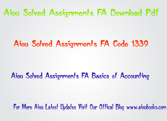 aiou-solved-assignments-fa-code-1339