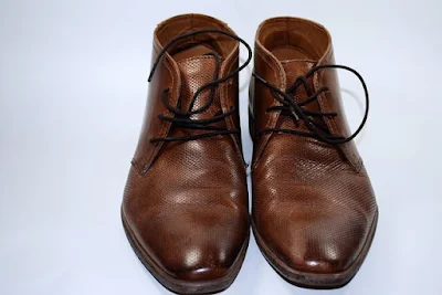 A Brown Pair of Chukka Leather Boots