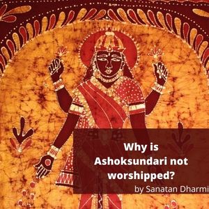 Why is Ashoksundari not worshipped