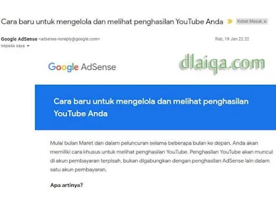 Email Dari Google Adsense