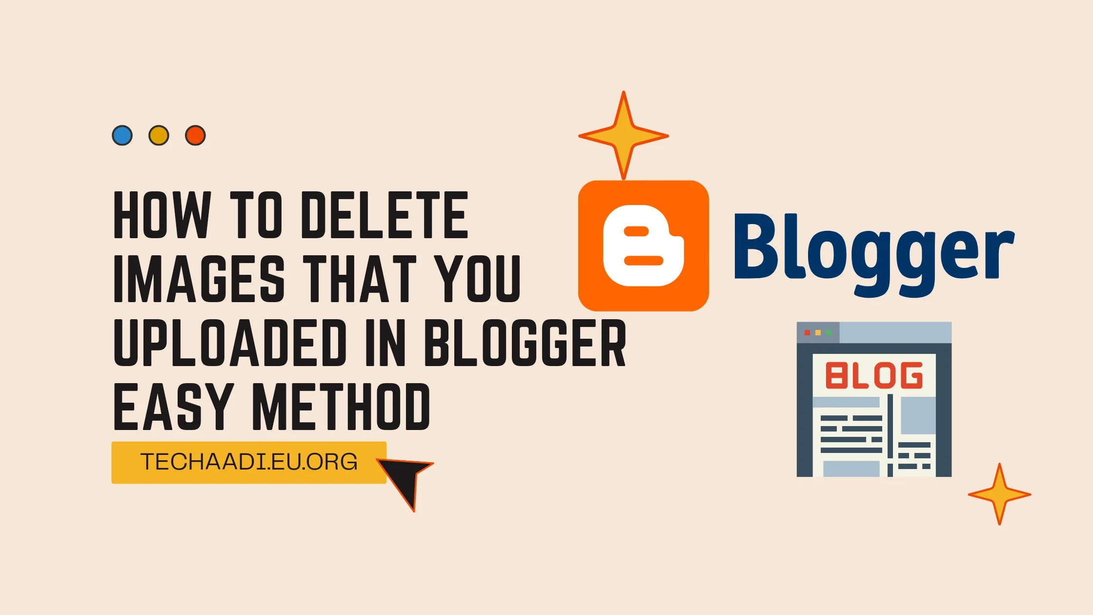 How to Delete Images that you Uploaded in Blogger Easy Method