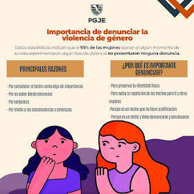 DENUNCIA LA VIOLENCIA DE GÉNERO