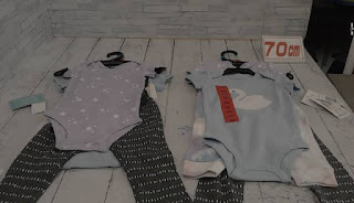 未使用品　子供服　７０ｃｍ　19540　ペックル ベビー 半袖Tシャツ ４枚組　７７０円
