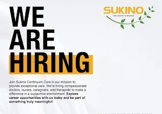 Multiple Job Vacancies in Sukino Healthcare