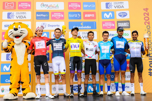 Alejandro Osorio volvió a celebrar en Tunja: ganó la tercera etapa del Tour Colombia