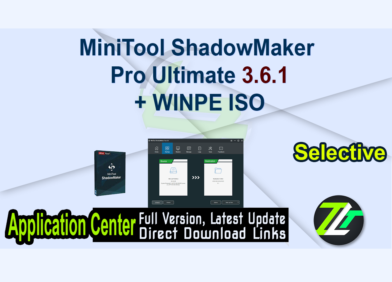 MiniTool ShadowMaker Pro Ultimate 3.6.1 + WINPE ISO