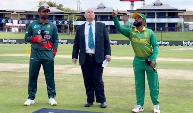 Bangladesh lost the toss and elected to bat