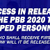 Process in releasing the PBB 2020 to DepEd personnel