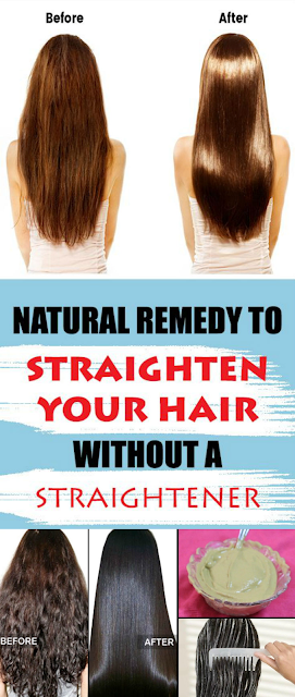 Natural Remedy To Straighten Your Hair Without a Straightener